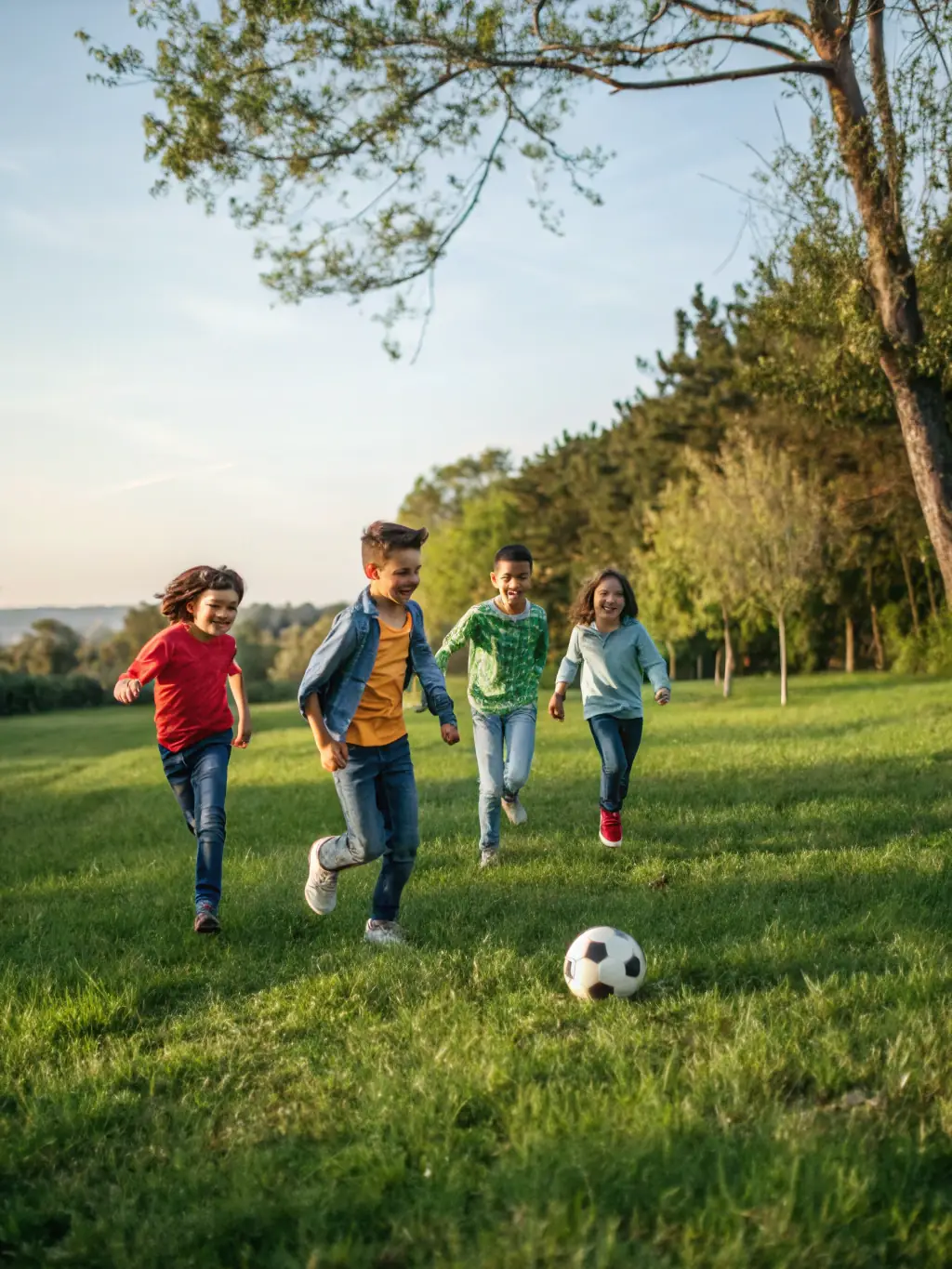 Action shot of young children participating in a soccer training session, wearing UNION SPORTIVE MAROLLES jerseys, with a coach guiding them.
